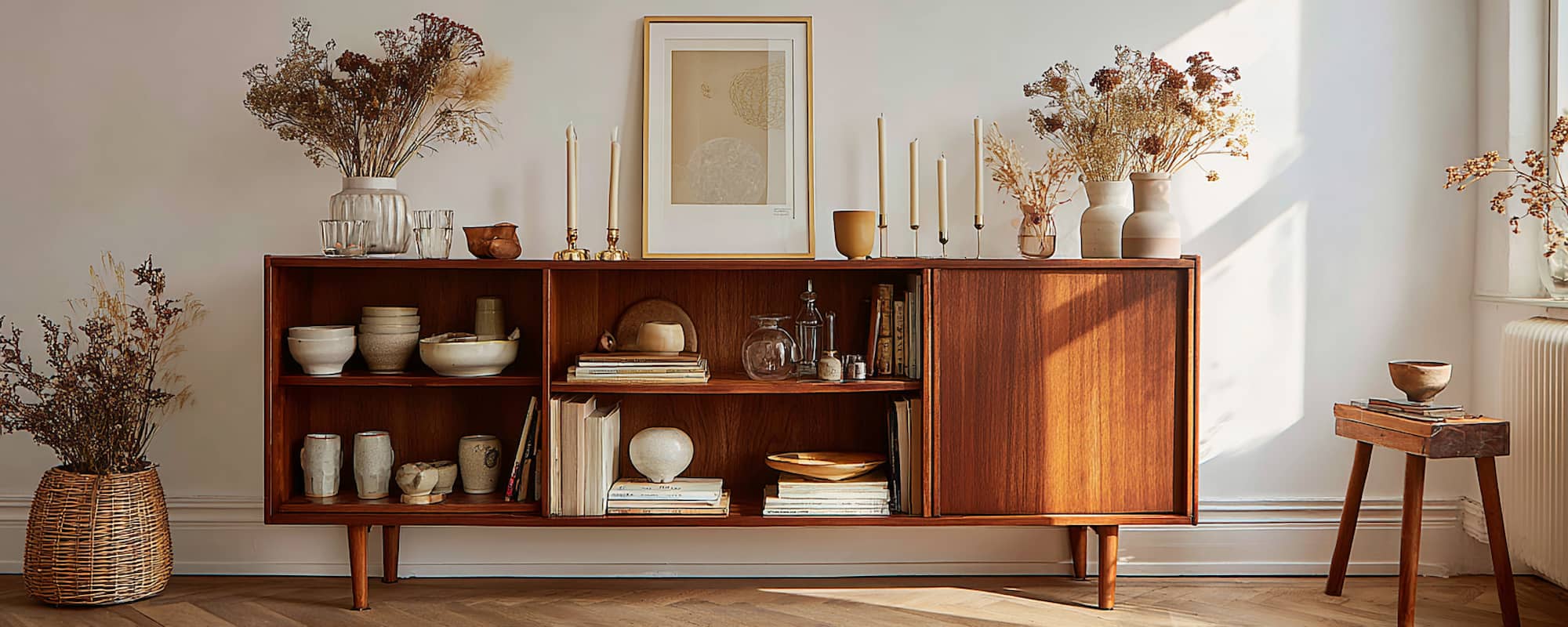 北欧ビンテージ家具キャビネット | 上質な素材と独自のデザインが魅力