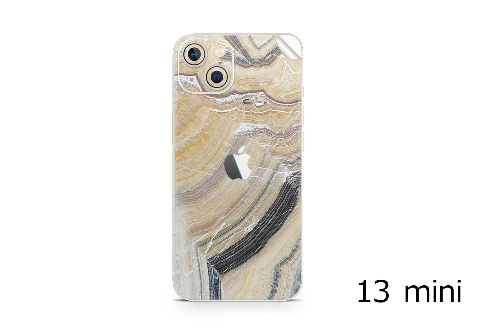 在庫限り】iPhone 13 mini スキンシール/保護シール Butter Marble