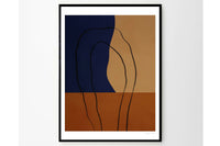 【在庫限り】ポスター/アートプリント A4 Shapes And Lines No 2