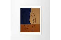 【在庫限り】ポスター/アートプリント A4 Shapes And Lines No 2