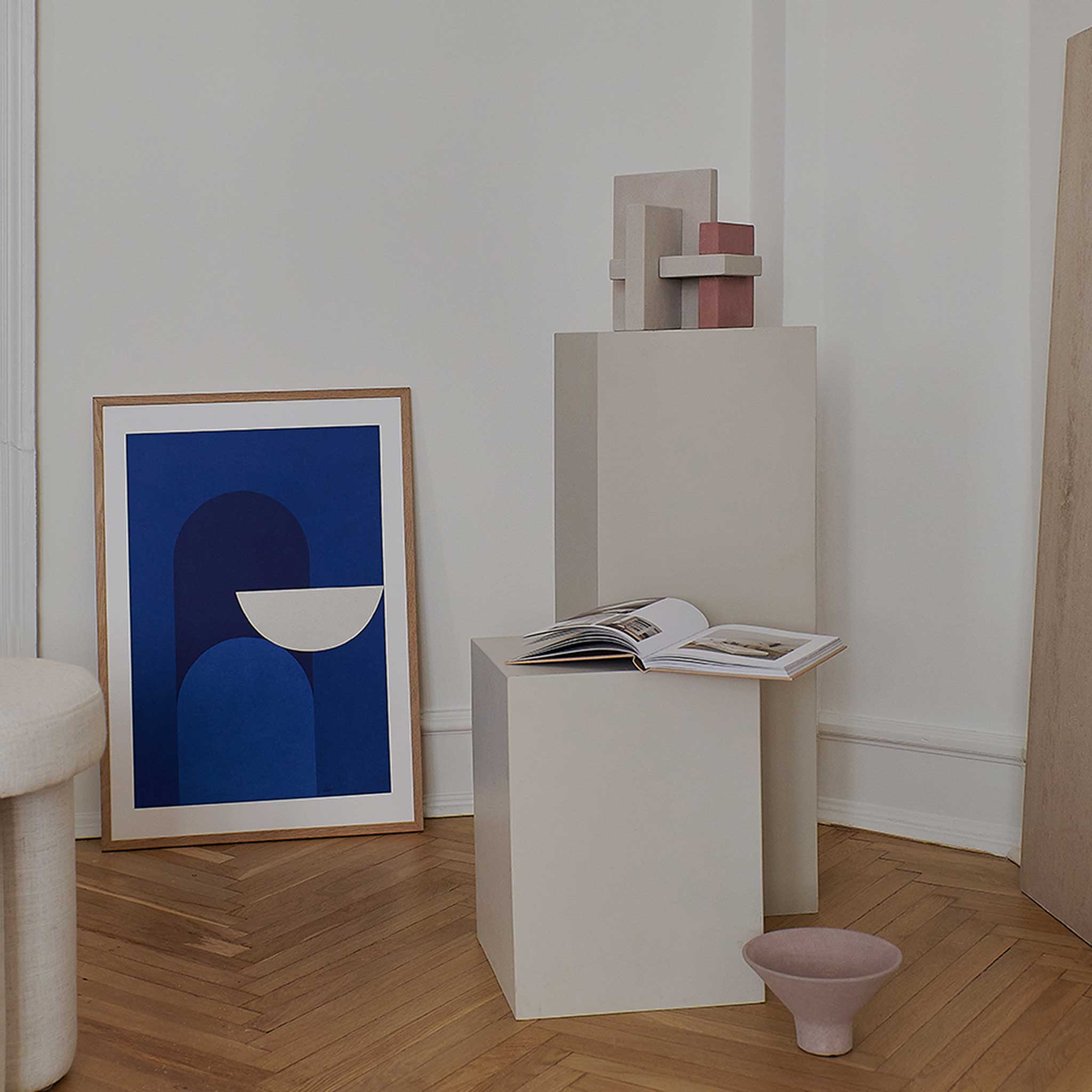The Poster Club アートポスター 50×70cm Abstract Blue – CHLOROS