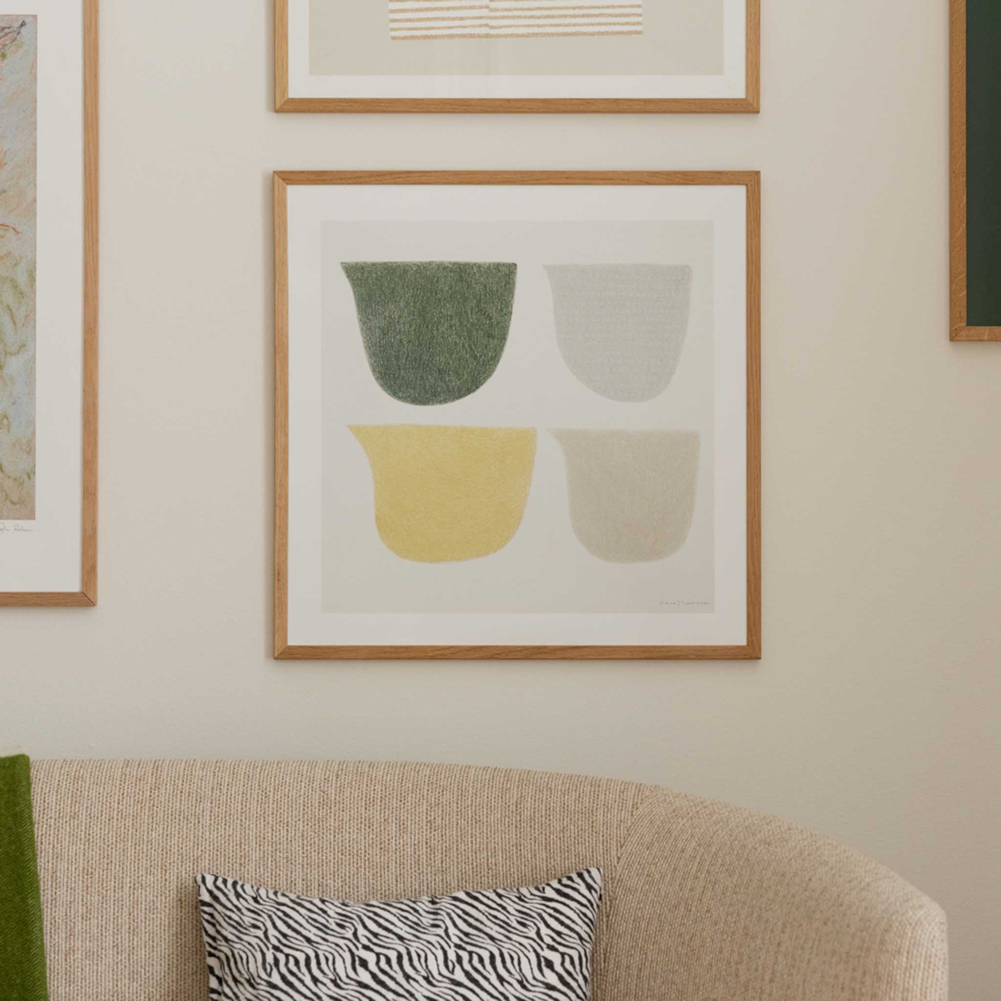 The Poster Club アートポスター 50×50cm Sitting Quietly – CHLOROS