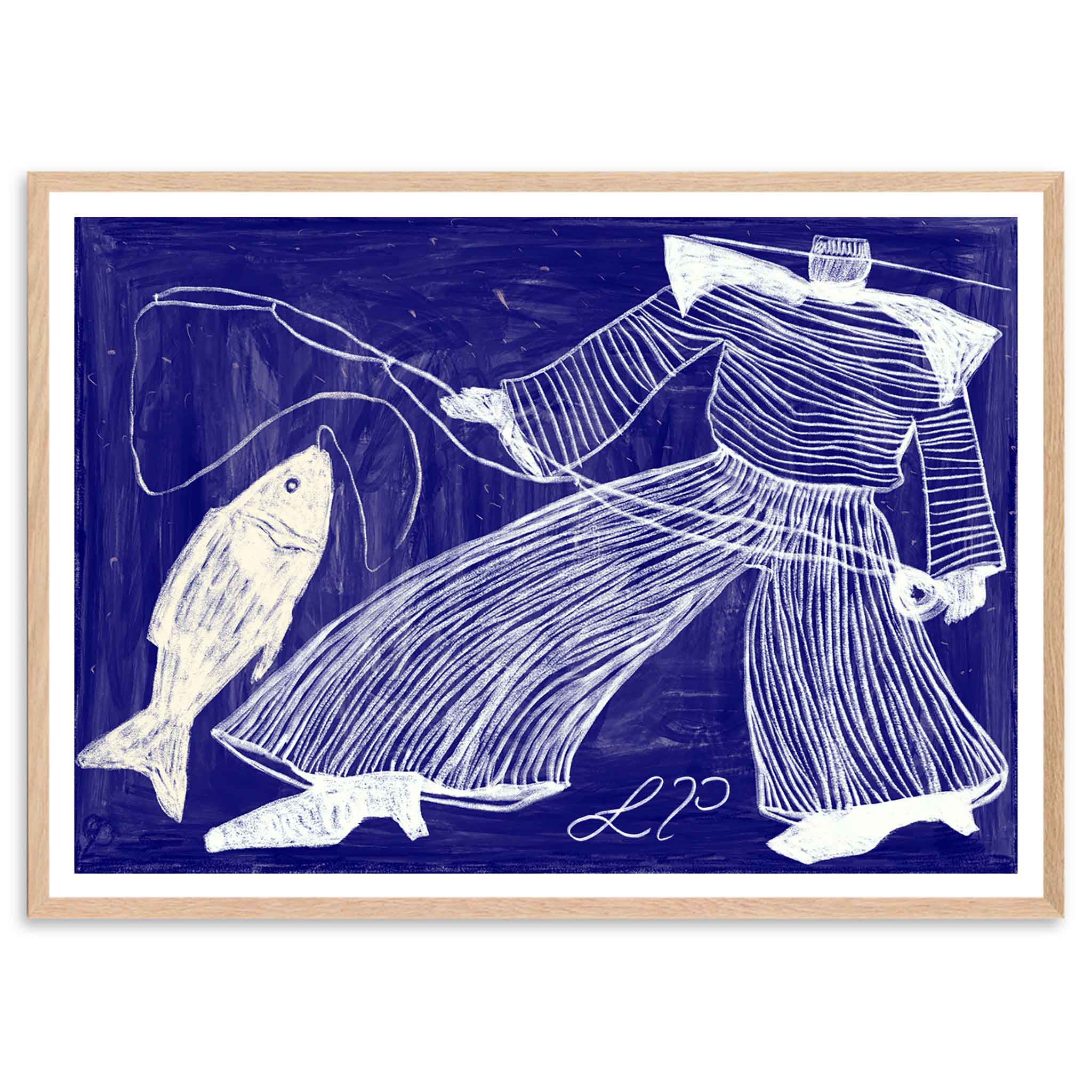 The Poster Club アートポスター 50×70cm Sam Fishing – CHLOROS