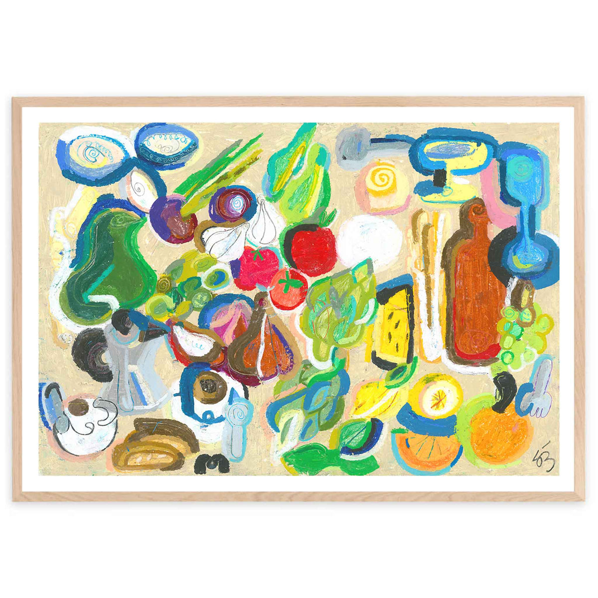 The Poster Club ポスター 70x100 cm The Poster Club アートポスター 70×100cm Italy Picnic – CHLOROS