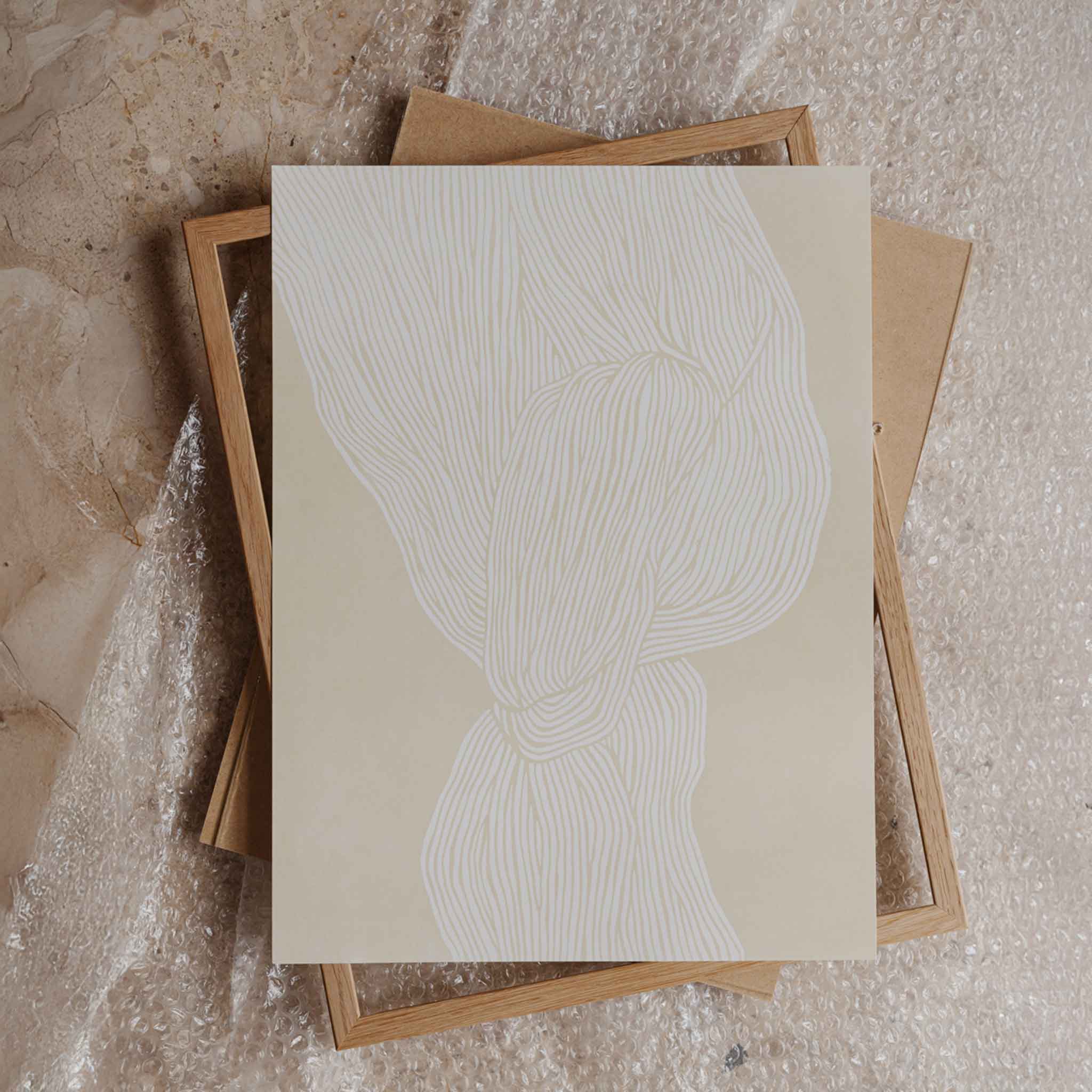 【フレーム付】 50×70cm THE POSTER CLUB Waiting m-po05 アートポスター THE POSTER CLUB Waiting 50×70cm