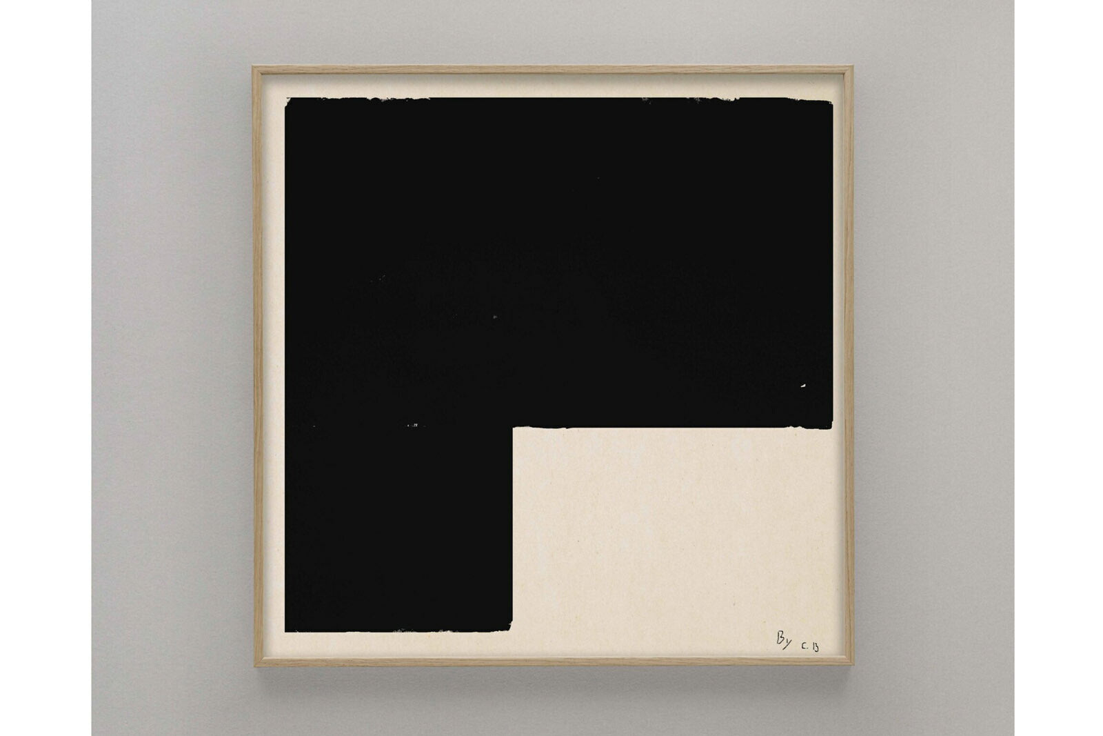 ALIUM アートポスター 50×50cm Black Object 01 – CHLOROS