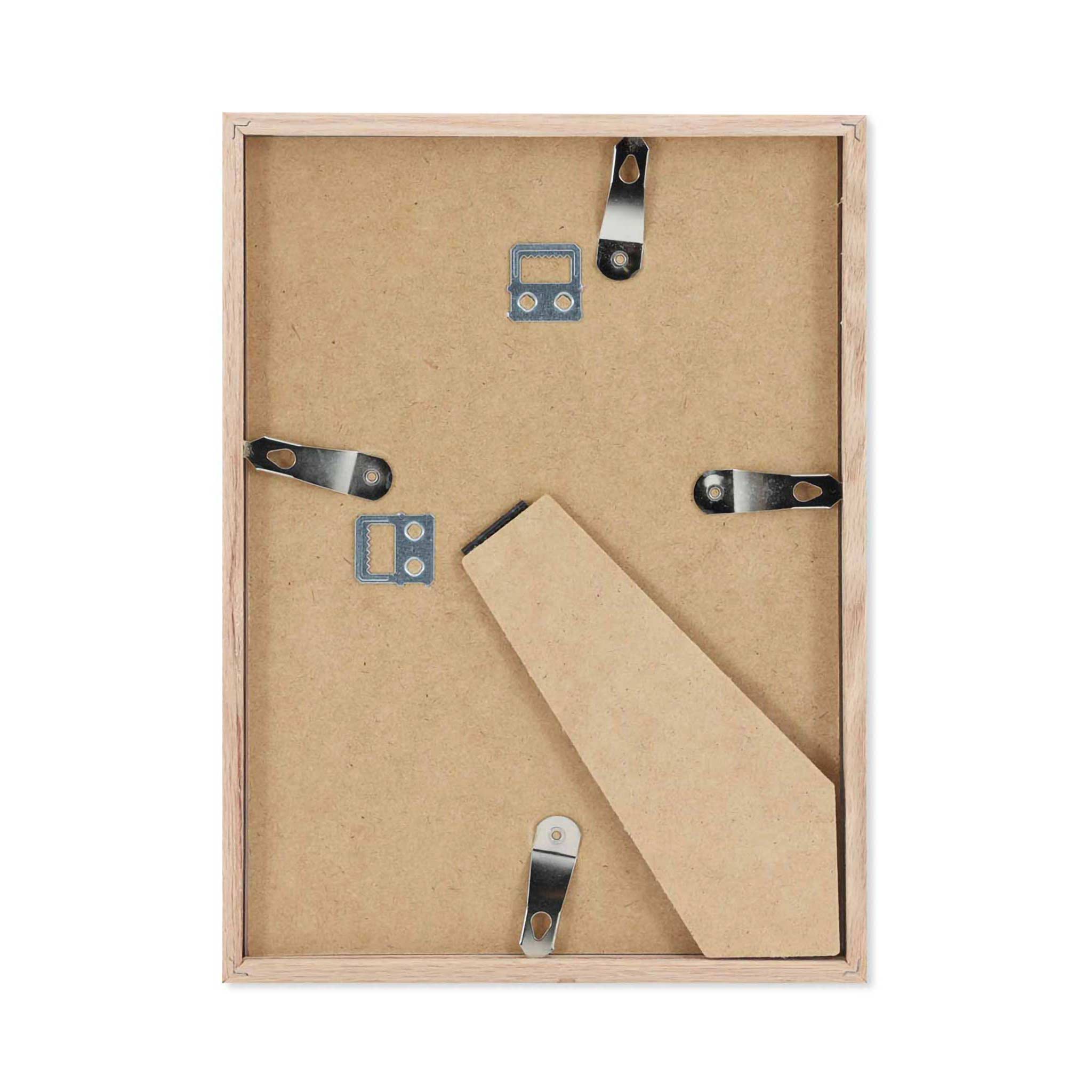 木製ポスターフレーム A4 オーク材 無垢材 枠の幅が細いタイプ – CHLOROS