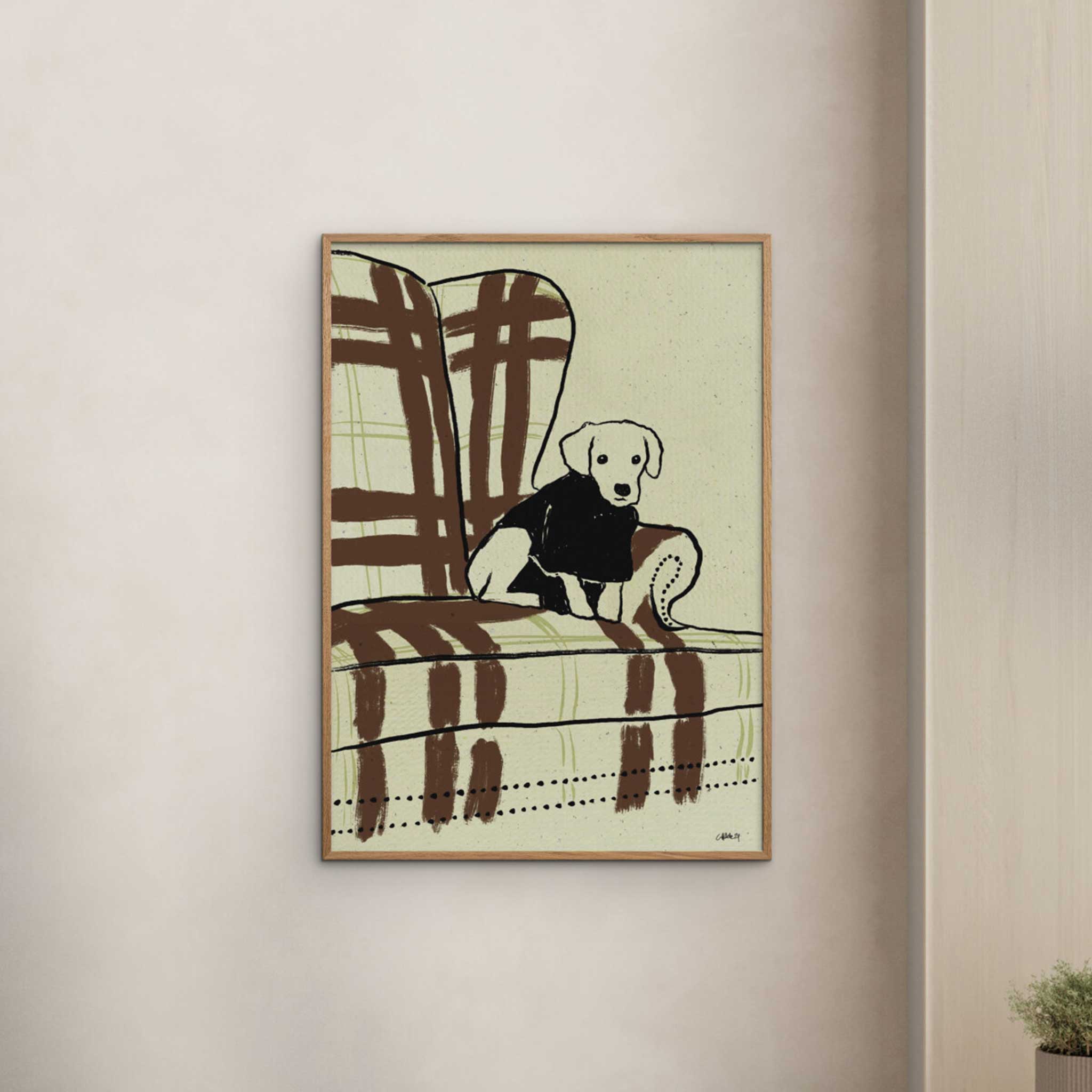 Poster & Frame アートポスター 30×40cm RL Dog – CHLOROS