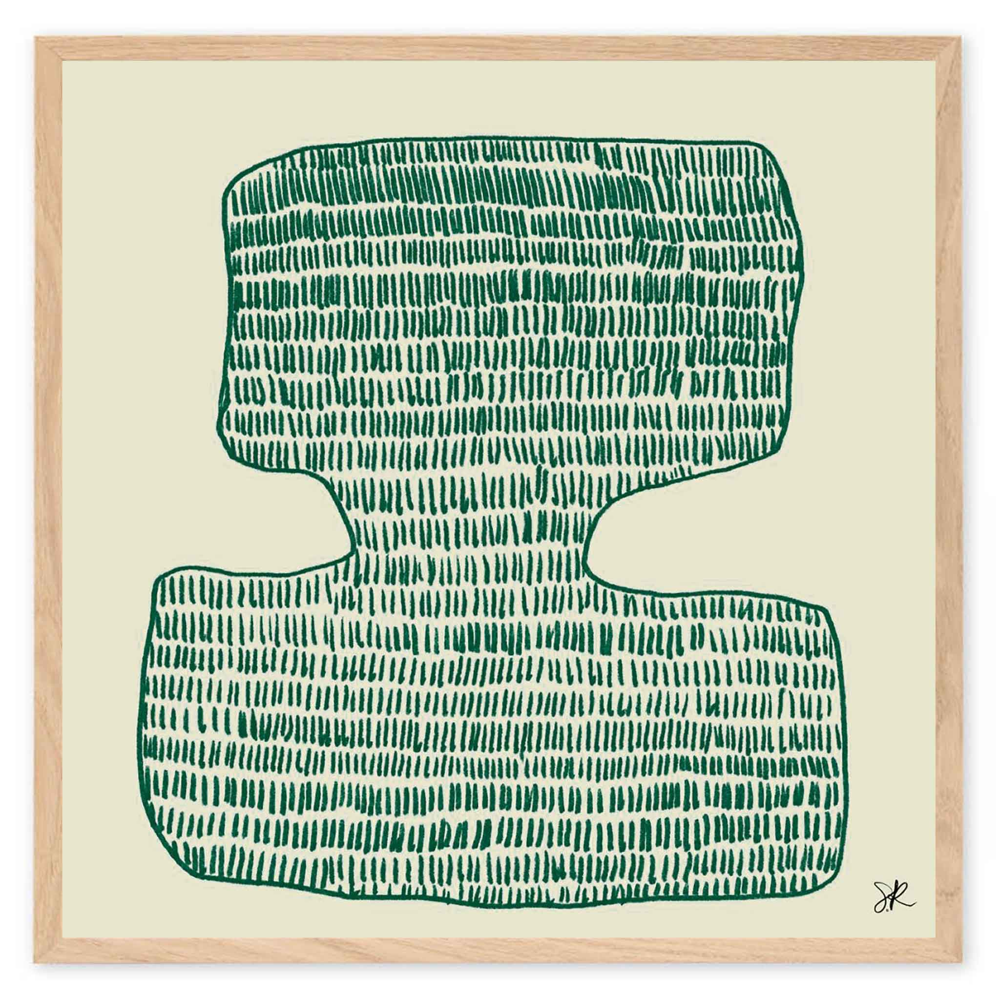 Poster & Frame アートポスター 50×50cm Hennie – CHLOROS