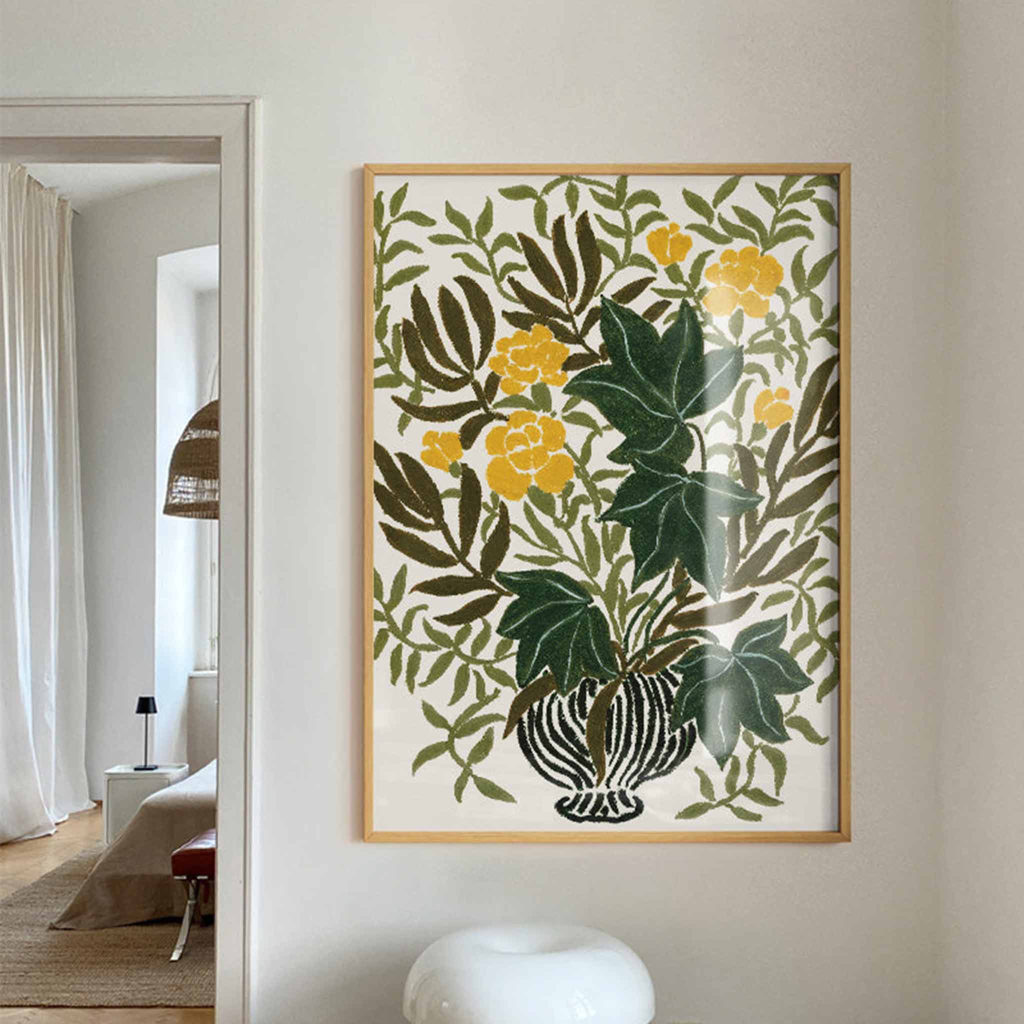 PSTR studio アートポスター 50×70cm Yellow Carnations – CHLOROS