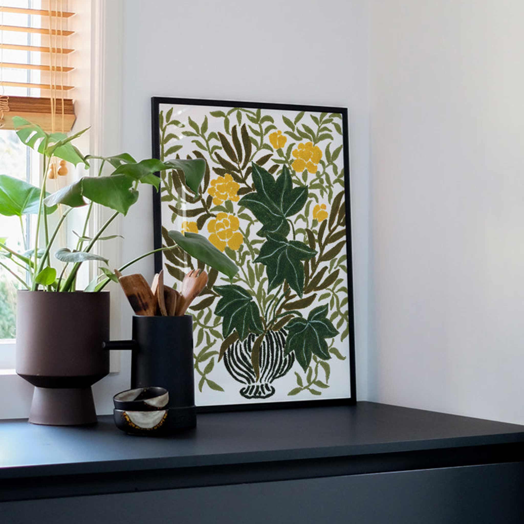 PSTR studio アートポスター 50×70cm Yellow Carnations – CHLOROS