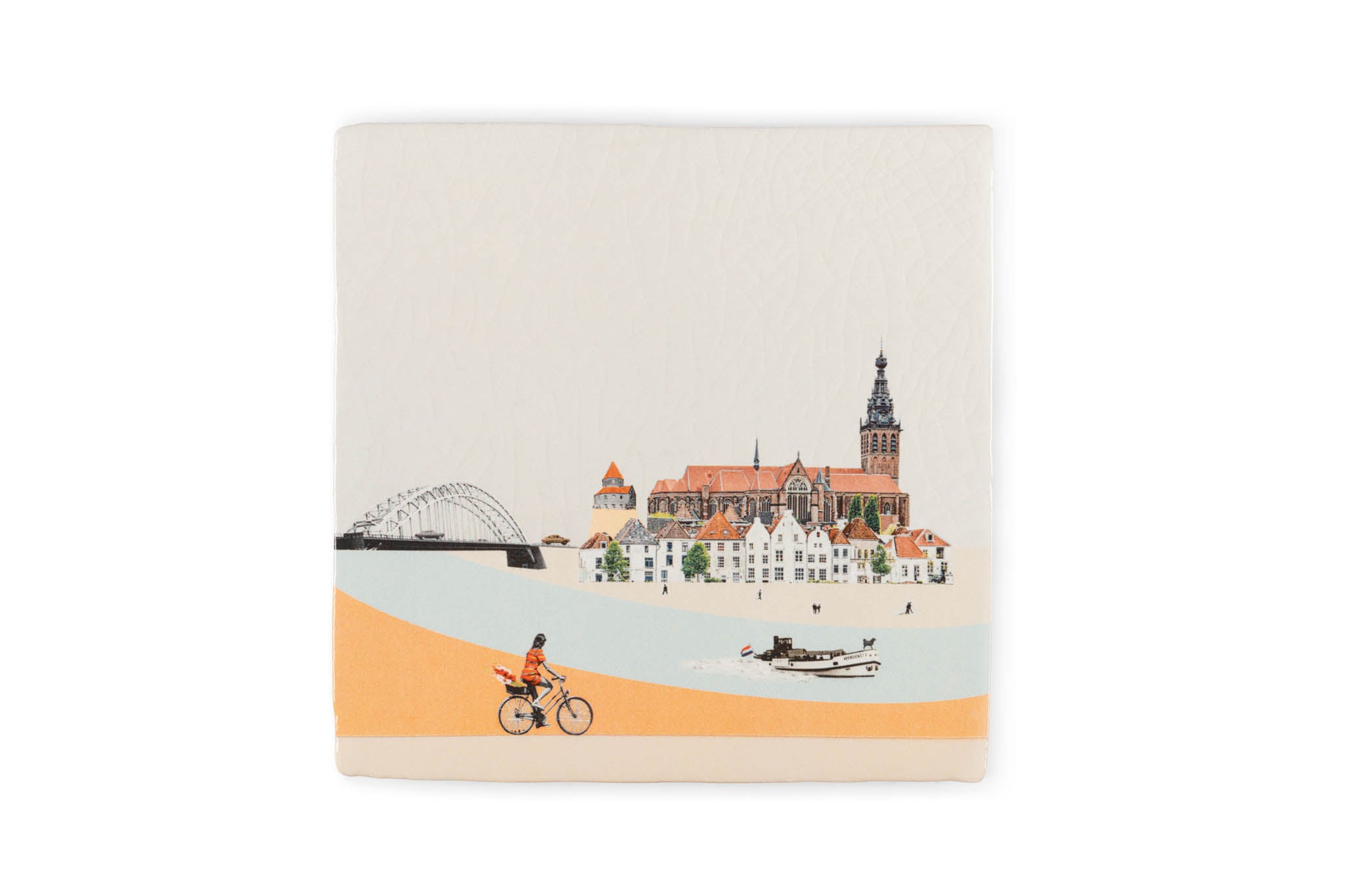オランダ製セラミックタイル/陶板/ウォールデコレーション Nijmegen