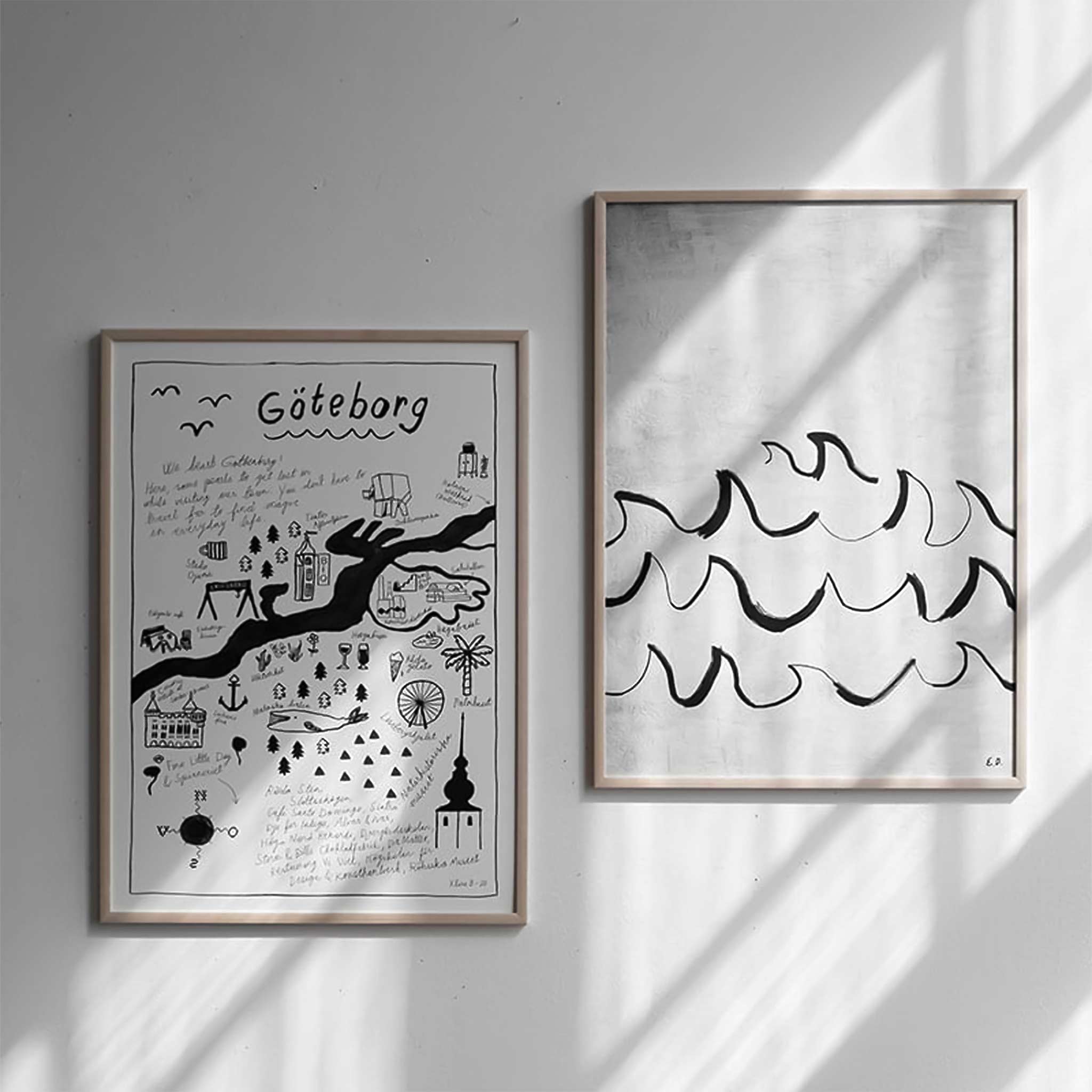 Fine Little Day ファインリトルデイ アートポスター 50×70cm WAVE