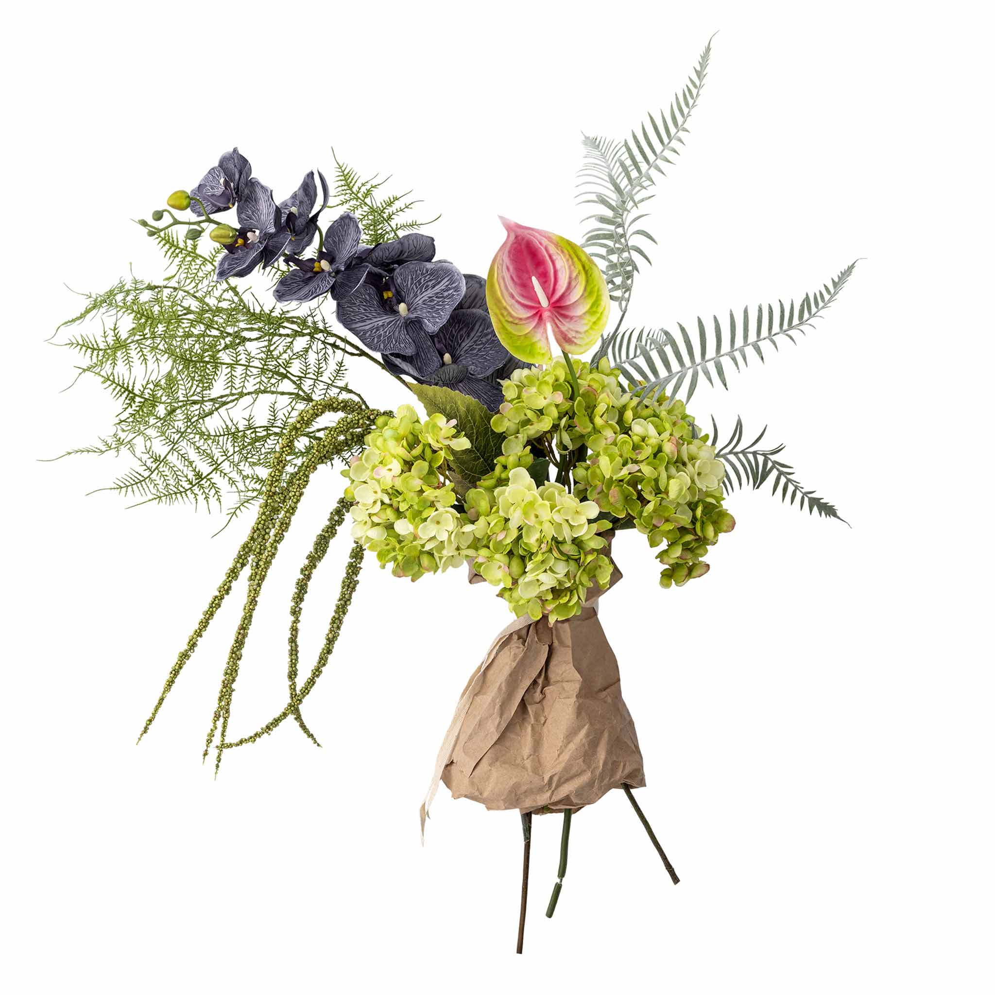 Bloomingville - Poetry Buket, Grøn, Kunstige Blomster 82061534 - Green