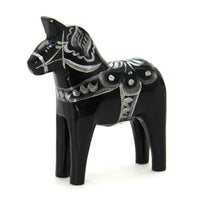 ダーラナホース、black/silver、10cm