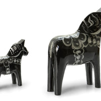 ダーラナホース、black/silver、10cm