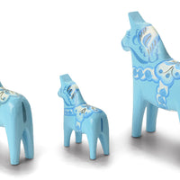 ダーラナホース、baby-blue、7cm