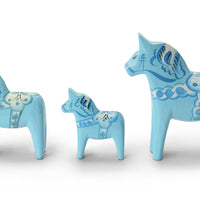 ダーラナホース、baby-blue、7cm