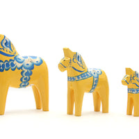 ダーラナホース、yellow、7cm
