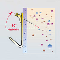 アンティークフレームなどをディスプレイする際にもよく映えるフロリートウォールフック。フックに開けられたガイド穴によって常に最適な角度に正確に打ち込むことが可能。釘頭は丈夫な真鍮製。 鋼製の釘は細く、壁には小さな穴しか残らない。取り除く際も釘頭に刻まれた溝によってペンチなどで掴んだときに滑りにくく、簡単に引き抜けるよう工夫されている。