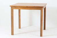 チーク材天然木ダイニングテーブル 幅80cm 正方形☆北欧インテリア CHLOROS