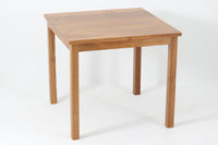 チーク材天然木ダイニングテーブル 幅80cm 正方形☆北欧インテリア CHLOROS