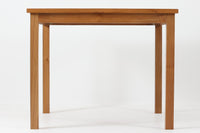 チーク材天然木ダイニングテーブル 幅90cm 正方形☆北欧インテリア CHLOROS