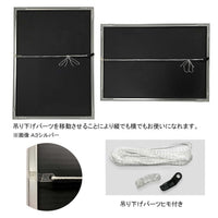 シンプルでシャープなスタイリング。軽くて丈夫なアルミフレームです。プラスチックのロックパーツで簡単に開閉可能。ポスター・写真・POPなど使用に合わせて幅広いサイズから選べます。厚み調整材が入っており、取り外す事により2mmマット紙も入り最大3mmまで対応。