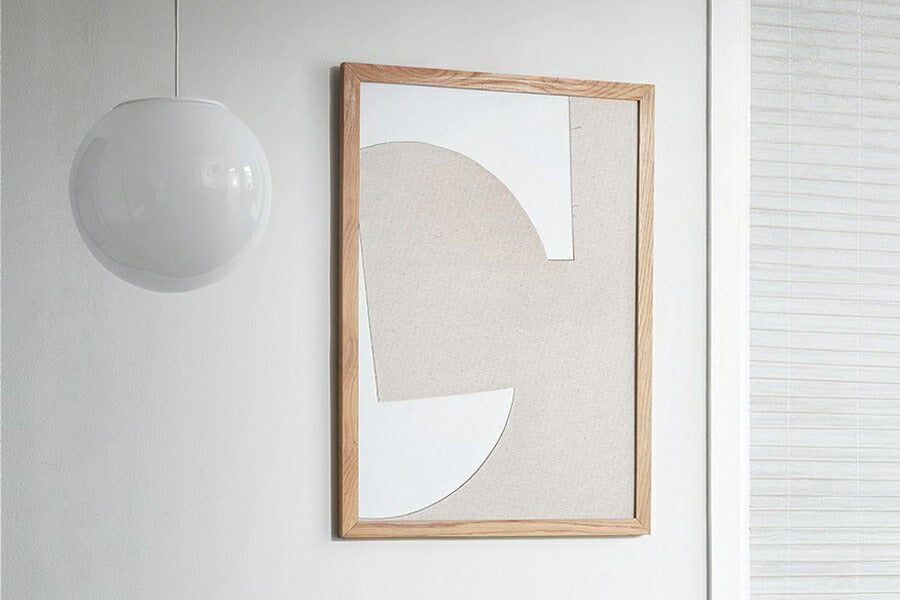 AtelierCphアートポスター50×70 ObjectBlanc No25 Atelier Cph アートポスター 50×70cm Object Blanc No 25