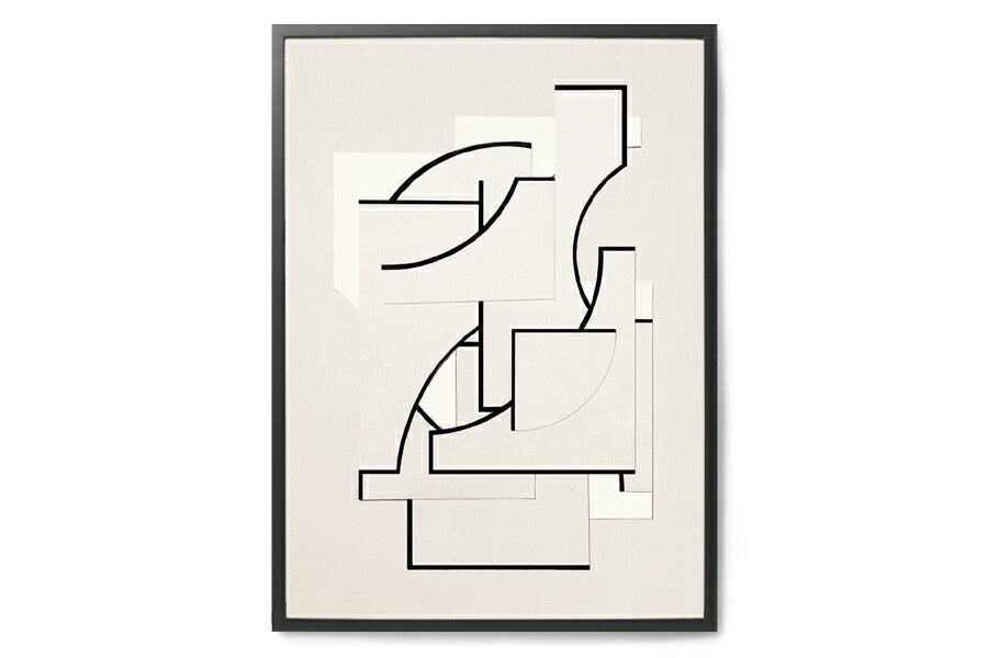 Atelier Cph アートポスター 50×70cm Object Blanc No 27 – CHLOROS