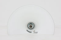 北欧より買い付けました。michael Bangを代表する「mandarin」の中で珍しい壁掛けタイプです。2展開のサイズ展開があった様ですが、こちらは大きいサイズの物。乳白色ガラスならではの優しい光が魅力的です。本製品には、取り付け部の下側にカバーがあるタイプとないタイプがありますが、こちらはアルミ部分に穴が開いており、そこをコードが通るデザインで、アルミにカバーがないタイプです。