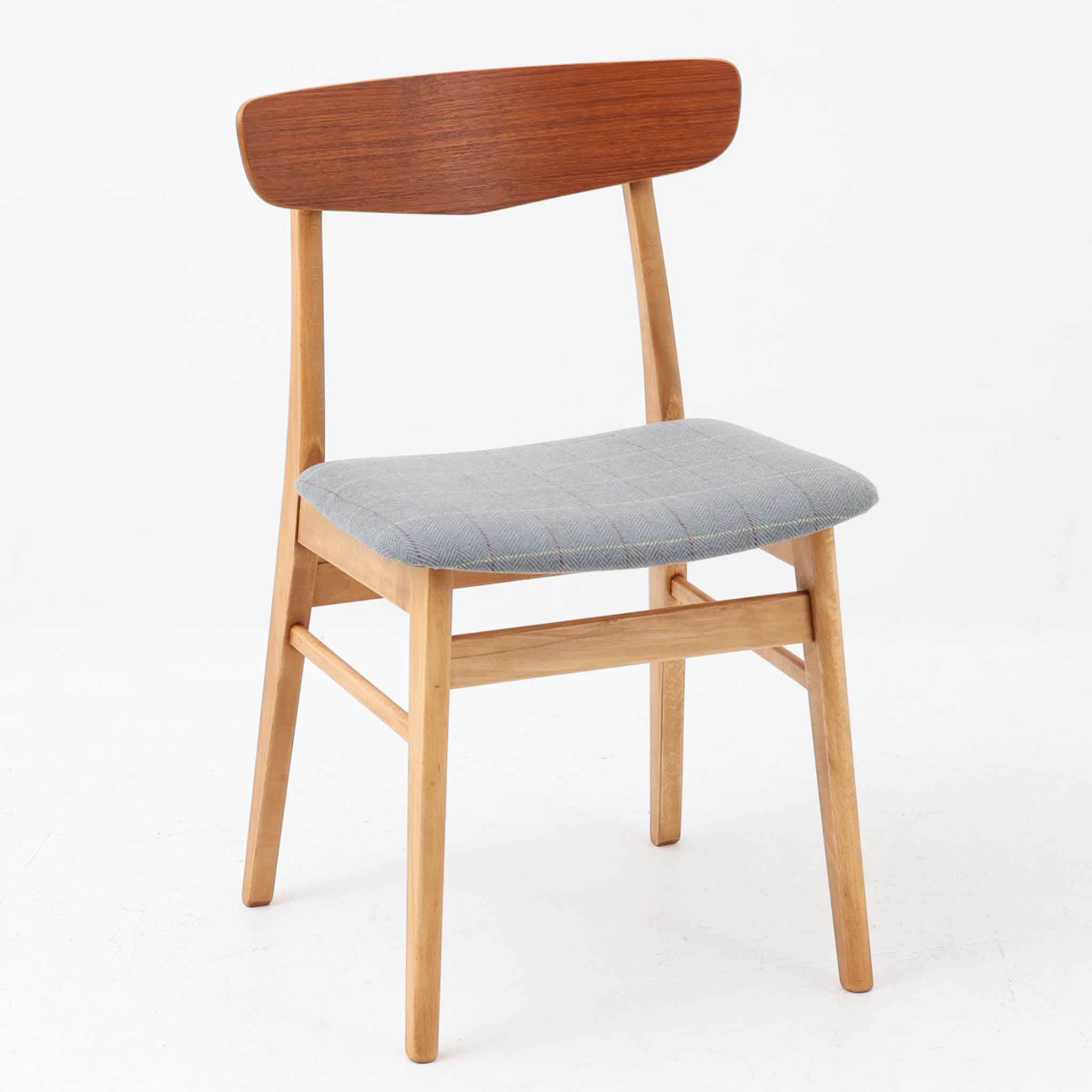 北欧ヴィンテージ　ダイニングチェア　ビーチ／チーク ダイニングチェア チーク×ビーチ デンマーク製 北欧ビンテージ家具