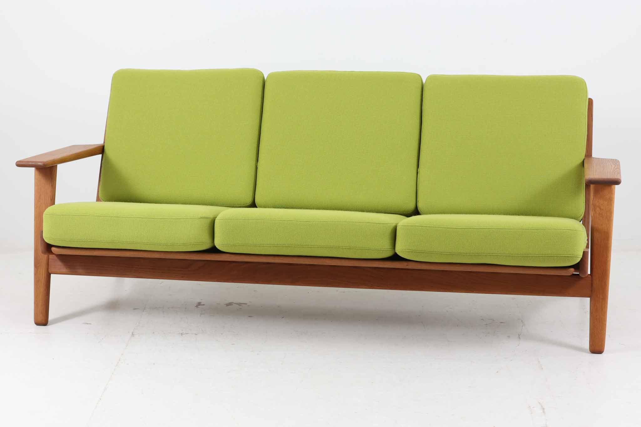 北欧家具ビンテージ GE290 トリプルソファ オーク材 Hans J.Wegner