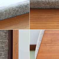 Hans J. WegnerがGetamaのためにデザインしたGE258デイベッド。チーク材ならではの深みある木肌と角脚の端正なラインが際立ち、直線を基調とした静かな造形美に北欧モダンの洗練が宿ります。背もたれを倒せばベッドとして使える機能的な構造で、リビングでは上質なソファ、ゲストルームや書斎では簡易ベッドとしても活躍する実用性の高い一台です。経年で増したチークの艶やかな表情とGetamaの堅牢なつくりが、ビンテージならではの風格と希少性を一層引き立てています。