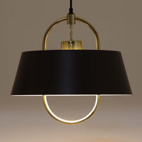 Jo HammerborgがFog & Morup社のためにデザインした「Hercules」ペンダントライトです。直径42cmのサイズで、落ち着いたブラウンのアルミシェードに真鍮製のアーチが美しく組み合わさったデザインが特徴です。点灯時にはシェードの下方から柔らかな光を広げるとともに、真鍮の輝きが上品なアクセントとなり、空間をモダンかつ華やかに演出します。ダイニングやリビングのメイン照明として存在感を放ち、北欧ビンテージならではの独特な雰囲気を楽しめる逸品です。