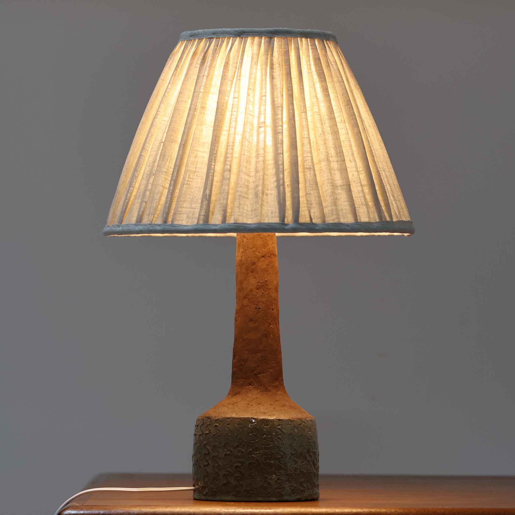 Vintage【DANSK】キャンドルテーブルランプ テーブルランプ Studio Pottery 大きめ 高さ50cm デンマーク製