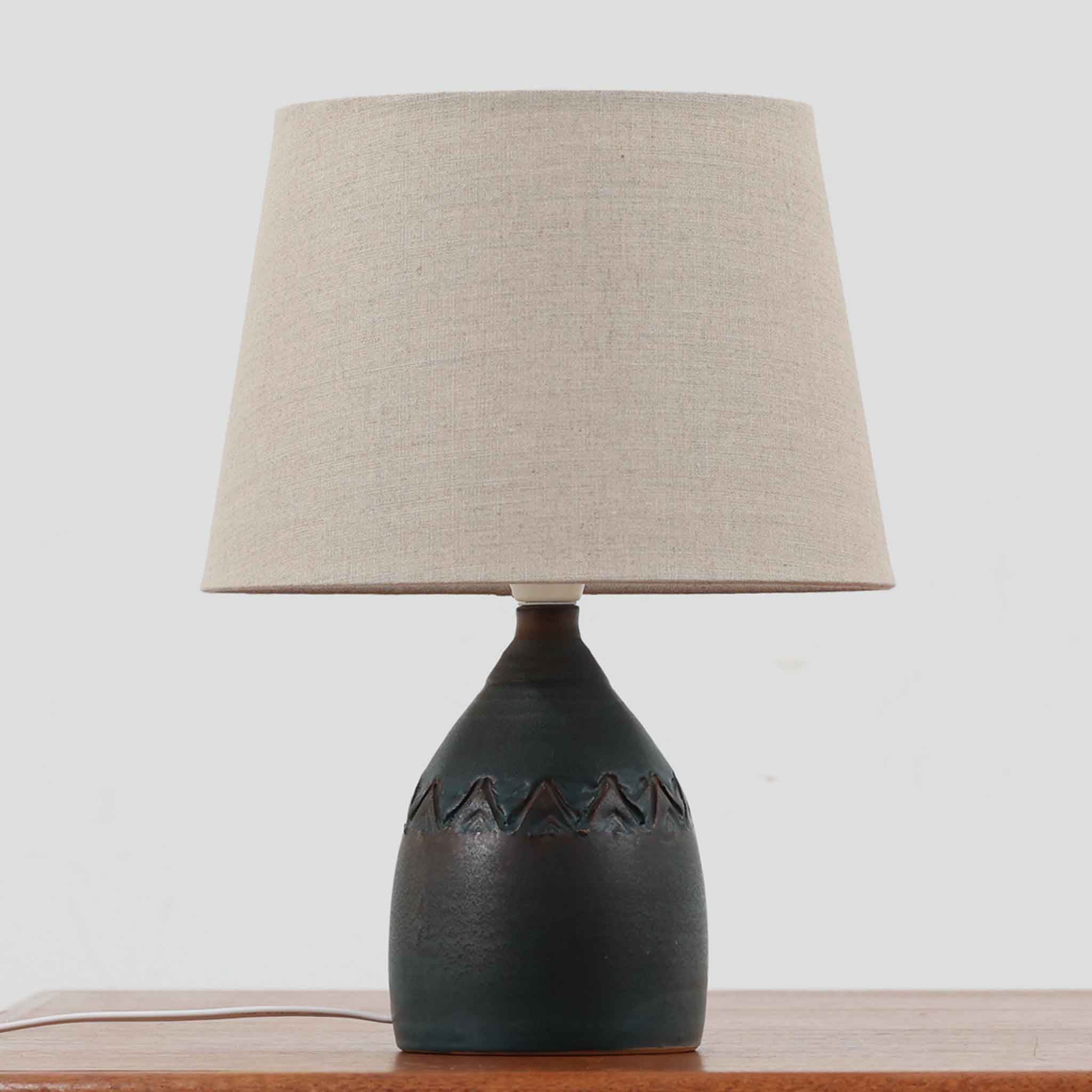 希少！Everbright Lamp社製造　テーブルランプ テーブルランプ Studio Pottery 高さ36cm デンマーク製 北欧