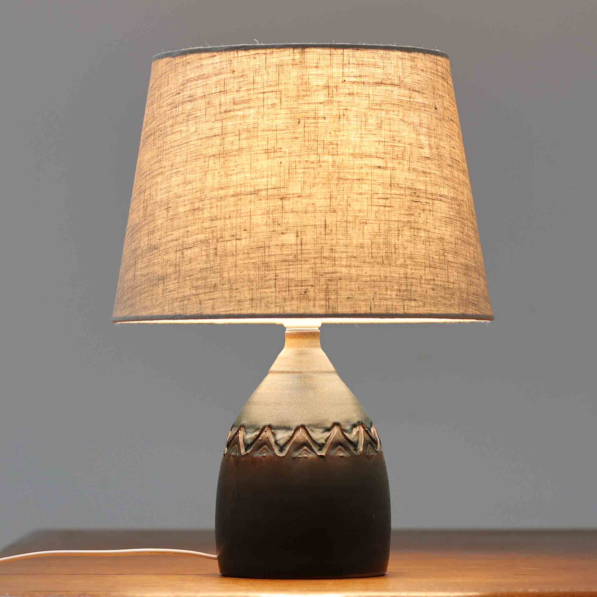 希少！Everbright Lamp社製造　テーブルランプ テーブルランプ Studio Pottery 高さ36cm デンマーク製 北欧