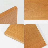 Borge Mogensenがデザインし、Karl Andersson & Sonerが製作した幅135cmのブックシェルフです。上質なオーク材を用いた無駄のない直線的な構成が特徴で、中央の仕切りにより整然とした収納を実現しています。固定棚による堅牢な構造は、日常使いの書籍や資料をしっかりと支え、空間に落ち着いた存在感をもたらします。素材の質感を活かした端正な佇まいは、リビングや書斎、オフィスにも自然に馴染み、北欧ビンテージならではの実直な美しさと経年変化の魅力を感じられる一品です。