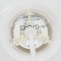 北欧より買い付けた、ホルムガード社製(現Royal Copenhagen)ビンテージランプです。ガラス製のペンダントライト「Etude Pendel」。パールホワイトのガラスとクリアエッジの組み合わせにより、灯りを点けると柔らかく温かみのある光が広がり、空間にやさしい印象をもたらします。シェード外周に細かい擦れや製造時の練りムラなど見られますが、全体としてはビンテージ品として良好なコンディションです。