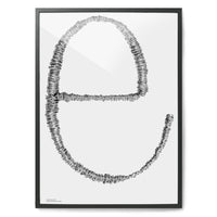 【在庫限り】ポスター/アートプリント 50×70cm Ey how you doing - grey