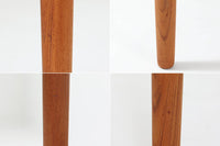 エクステンションダイニングテーブル 幅133cm チーク材 北欧家具ビンテージ/DK15009