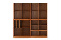 チーク無垢材スモールブックシェルフ2x2(CF-54130)の専用棚板です。取付用の専用金具が付属します。