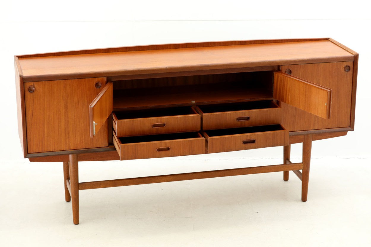 デンマーク製 ローボード/サイドボード チーク材 北欧家具ビンテージ