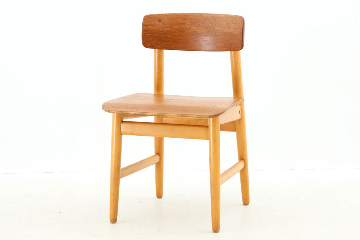 ハンドメイド キッズチェア&キッズデスク（チーク色） キッズチェア&キッズデスク（チーク色）