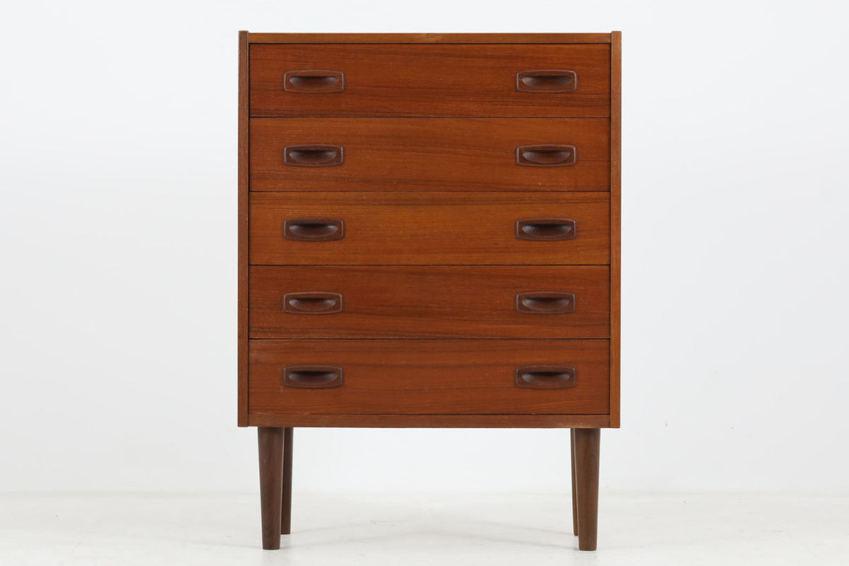 デンマークチーク材五段チェスト北欧家具北欧ビンテージ