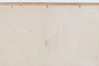 PoulVoltherデザインの3段チェストです。取手が特徴的なモデルで、デザイン性だけでなくグリップ感も良好です。本体にはチーク材、脚部にはオーク材が使用されており、異なる素材の組み合わせも素敵です。