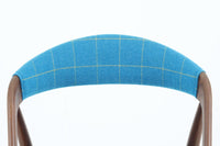 "カイ・クリスチャンセン"デザインのNV-31チェアです。現在日本でも「HANDY」という名称で復刻されております。こちらはビンテージ品で、復刻品には無いアフリカンチーク材のモデルです。座面と背面は張替えておりますので、快適な座り心地です。