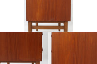 "カイ・クリスチャンセン"デザインの取っ手が特徴的なチェストです。丸みを帯びたフォルムや、脚部のデザインなどクオリティーの高い商品です。