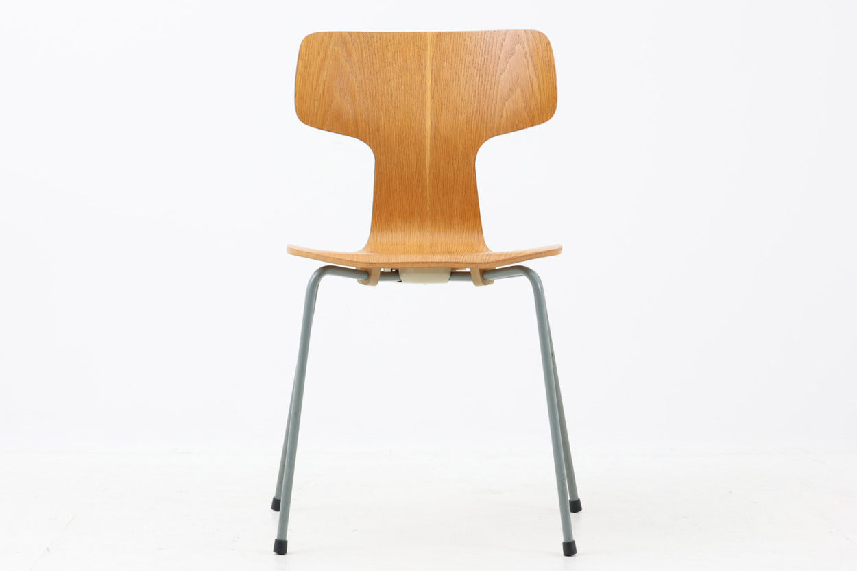 稀少 フリッツハンセン Tチェア ヴィンテージ アルネ・ヤコブセン デンマーク Fritz Hansen(フリッツ・ハンセン) Tチェア オーク材 Arne Jacobsen